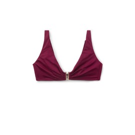 CALZEDONIA Woman's Tank-Style Swimsuit Top Timeless Diva in Bordeaux, Size L
