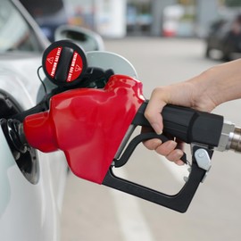 QuickMarine 8 Pairs of Premium Gas Only Stickers for Car Van Truck Vehicle Boat Oil Tank Fuel Filler Cap Lid Cover Weatherproof Adhesive Decals