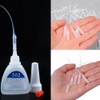 Pack of 100 Plastic Glue Micro Tips Glue Extender Applicator