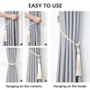 Pretty Jolly 2 Pack Long Tassel Curtain Tiebacks Handmade Braided