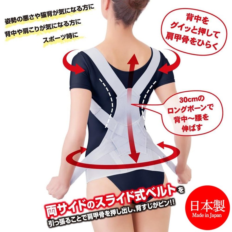 Alphax Posture Supporter Posture Belt Back Muscle Doctor's Firm Back