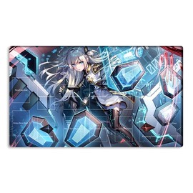 Mlikemat Play Mat Sky Striker Ace - Raye TCG CCG OCG Trading Card Play Mat with Zones + Free Bag (ZD014-852-A)