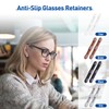 lvvfit Soft Silicone Eyeglasses Temple Tips Sleeve Retainer,Anti-Slip Elastic Comfort