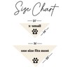 Adopt Me Dog Bandana | 100% Unbleached Cotton Adjustable Triangle