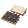 Oirlv Necklace Display Stand Wooden Necklace Storage Stand Pendant Organiser