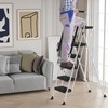 WiberWi 5 Step Ladder with Handrails Folding Step Stool with