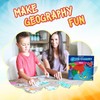 GeoToys GeoPuzzle, Asia Shaped Jigsaw Puzzles, 50 Pc Geography Puzzle,