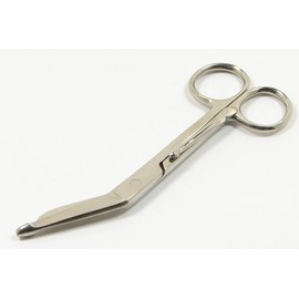Lister Bandage Scissors 5 1/2 inch with Pocket Clip, Stainless