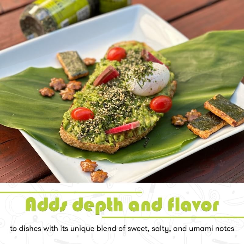 Pono Hawaiian Nori Komi Furikake Rice Seasoning - Gluten-Free and