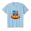 1st Day of 2nd Grade Boys Hero Superhero Back to