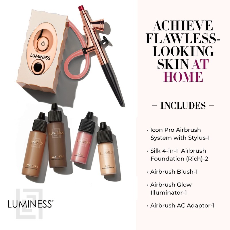 Luminess Air Icon Pro Airbrush System with 4-Piece Foundation Starter