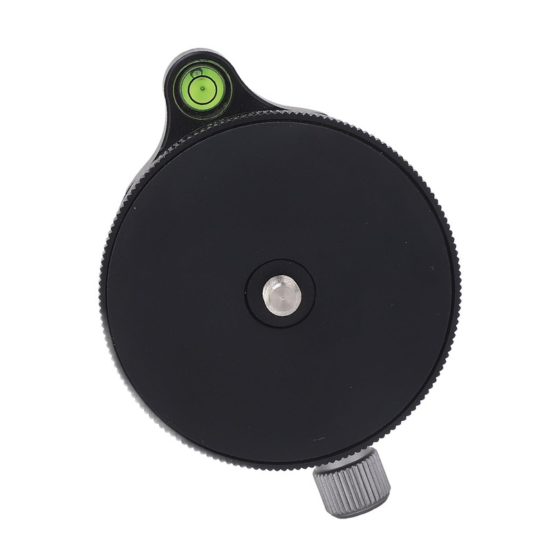 Camera Panoramic Panning Base with Level 60MM Aluminum Alloy CNC