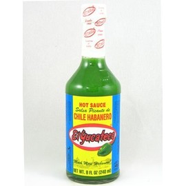 El Yucateco Green Habanero Sauce 8 oz (Pack of 6)