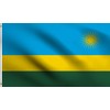 DMSE Rwanda Flag 2X3Ft Foot 100% Polyester 100D Flag