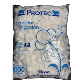 Torundas De Algodon No Esteril Bolsa C/1000 Piezas
