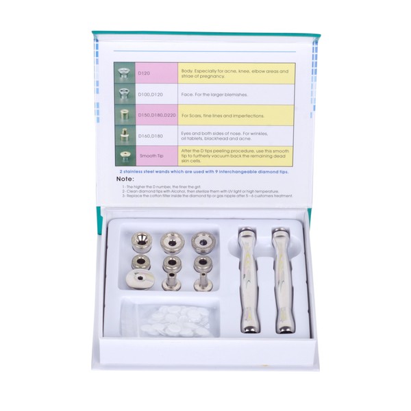Accessories for Kendal Professional Diamond Microdermabrasion Machine (Diamond Tips)