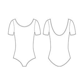 Bloch Dance Girls Ballet Short Sleeve Leotard, Light Pink, 14