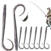 Worm Bait, Realistic Fishing Soft Worm Lures, Reusable Swim Hook