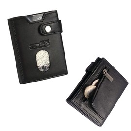 Q-Slim Wallet, Cowhide Kingsnappa Black, rfid wallet