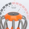 Electric Head Massager 10 Claws Red Lighting Vibration Reduce Stress