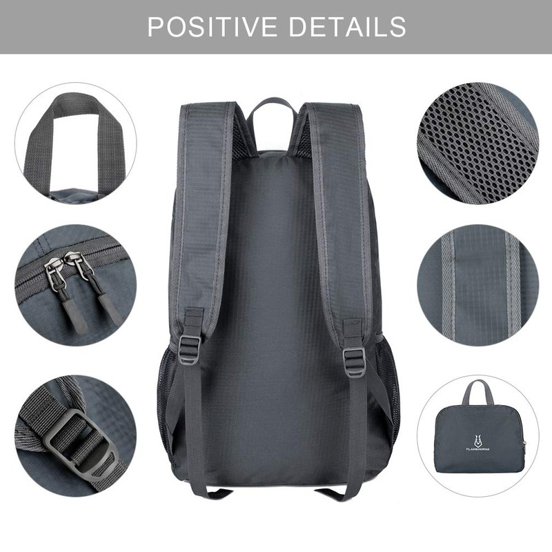 FLAMEHORSE Backpack 30L Foldable Backpack High Capacity Ultralight Rucksack Sturdy
