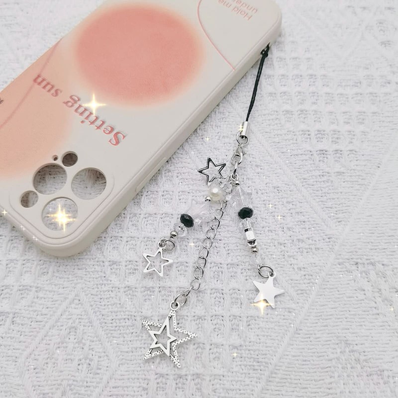 Eye Catching Cellphone Charm Strap Star Cross Pendants Cute Charm