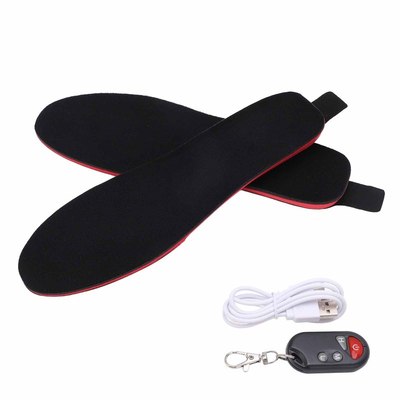 Heated Insoles DIY Cuttable Smart Remote Control USB Rechargeable Electric