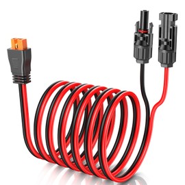 Vansdon Solar to XT60i Extension Cable 12AWG 10FT XT60i Female to Male Connector for RV Foldable Solar Panel, Portable Power Station, Solar Generator