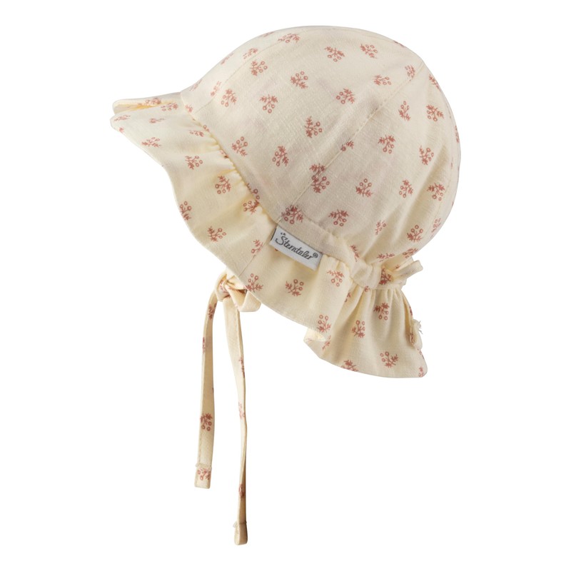 Sterntaler Girls' Children's Cotton Printed Hat with Flowers, natural, 51