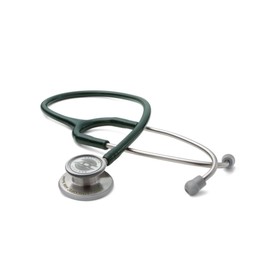 ADC Adscope 608 Convertible Clinician Stethoscope with Tunable AFD Technology, Adult Diaphragm and Adult Bell or Pediatric Diaphragm, 31 inch Length, Dark Green