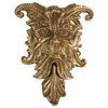 Gothic Rams Head Door Knocker Cast Brass (Brass)