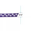 Groomer Essentials Purple Satin Ribbon with Paw Prints - Pack