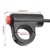 22mm Motorcycle Handlebar Switch ATV Bike 12V LED Warning Light