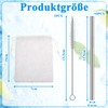 10 Stück Strohhalme Edelstahl Wiederverwendbar Trinkhalme Metall Strohhalm Strohhalme Kurz