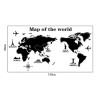 DaraBaby Mapa Mundial Decorativo De Vinil Para Living Y Habitaciones