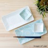 Hasamiyaki 18087 "Hafuri" Long Plate Long Square Plate Grilled Dish,