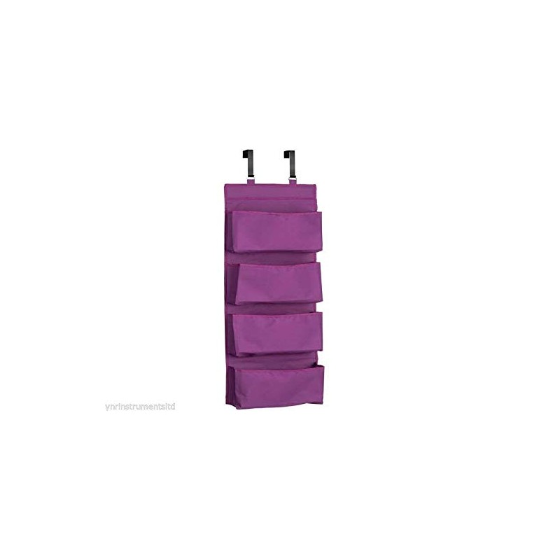 YNR NEW 4 SECTION OVER DOOR HANGING WARDROBE STORAGE UNIT