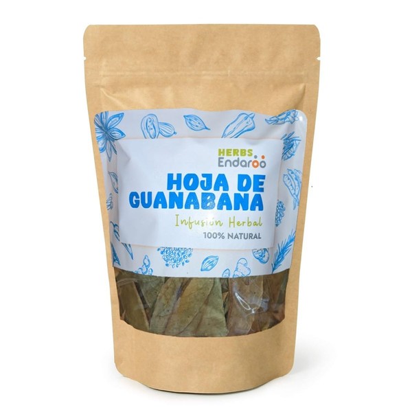 Hoja de Guanabana - 60 gr de té 100% Natural, Tisana Organica (60gr por Bolsa)