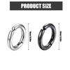 2 Pairs Fake Hoop Earrings, No Nasolabial Piercing, Fake Earrings,