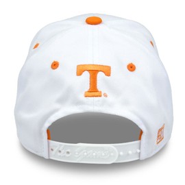 The Game NCAA Tennessee Volunteers Unisex NCAA bar Design Hat, White, Adjustable, One Size
