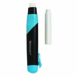 Westcott Retractable Eraser with Refill, Blue (15687)