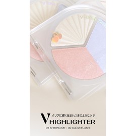Peripera Peripera V High Lighter Set V HIGHLIGHTER SET 1 02 CLEAR FLASH (Brush Included Set)