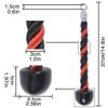 Triceps Rope Nylon 33 cm Triceps Rope with Non-Slip Handles