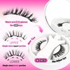 Veleasha Magnetic Eyelashes Manga Lashes Soft Lash Magnetic Lashes with