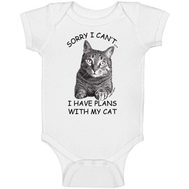 Unisex Baby Funny Cat Bodysuit for Baby Girls and Boys