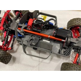 GMX Aluminum Center CVD Driveshaft With Spring for 1/10 Arrma Kraton 4s BLX Red