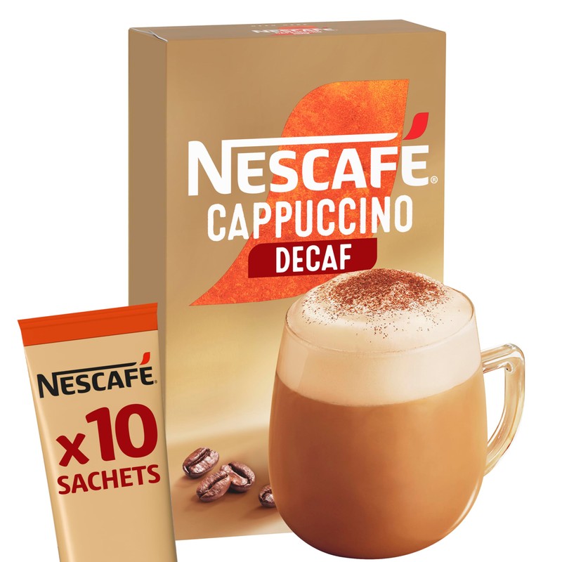 NESCAFÉ Decaffeinated Coffee Sachets 40 Pack, 4 x 10 Pack