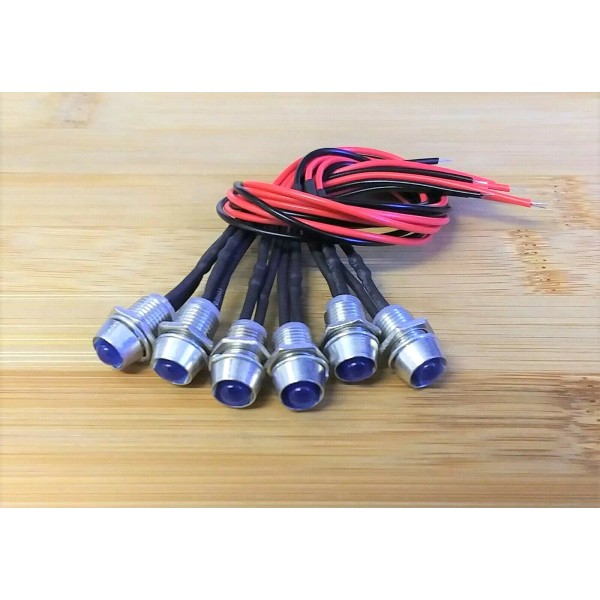 BBT 6 BBT 12 volt Blue LED Indicator Lights in