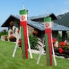 Iran Iranians Flag WindSock 2 Pack Stripes Wind Socks for