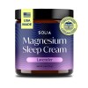 Solia Magnesium Sleep Cream, USA-Made Topical Magnesium Lotion for Sleep,